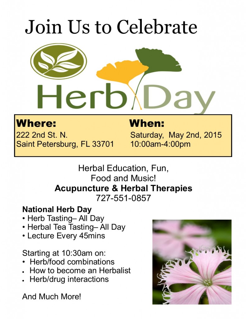 Herb day poster 2015